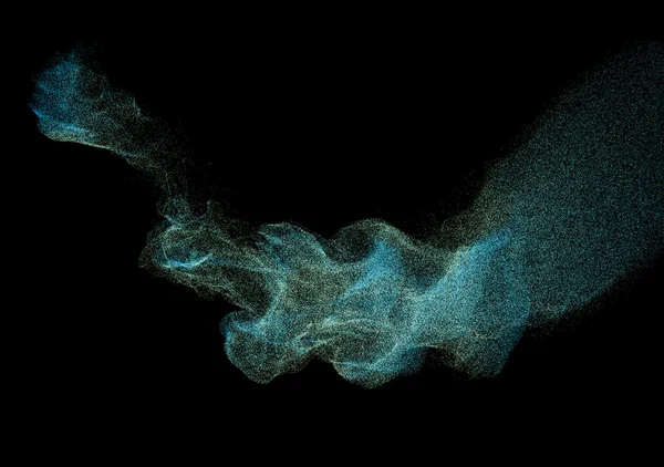 Resumen Fondo de partículas de humo, Partícula de tinta — Foto de Stock