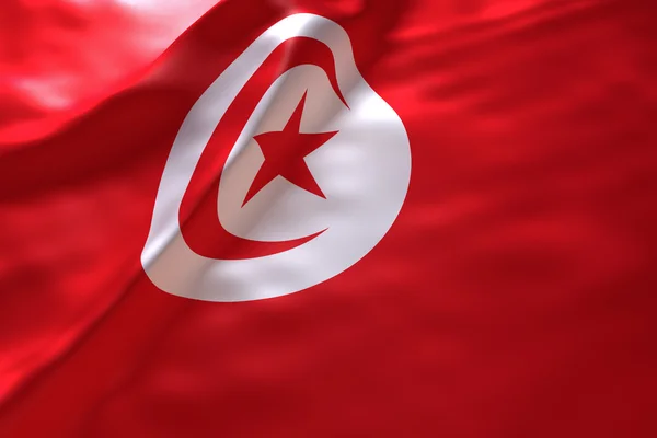 Fondo de la bandera de Túnez —  Fotos de Stock