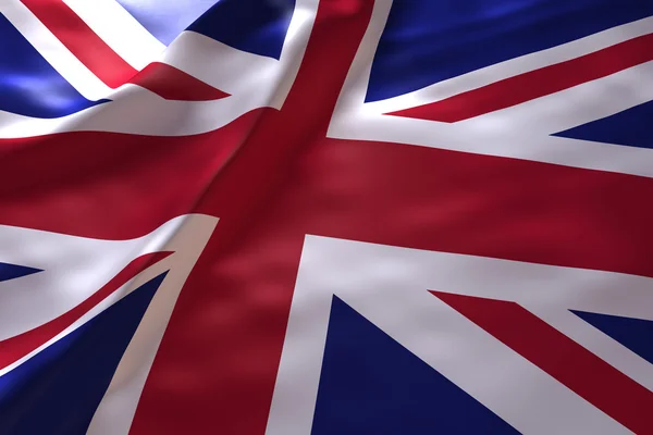 Історія прапора Великої Британії — стокове фото