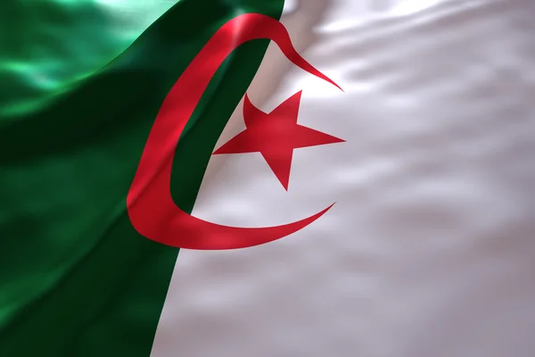 Algeriets flagbaggrund - Stock-foto