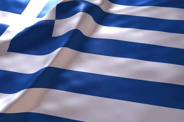 История флага Греции — стоковое фото