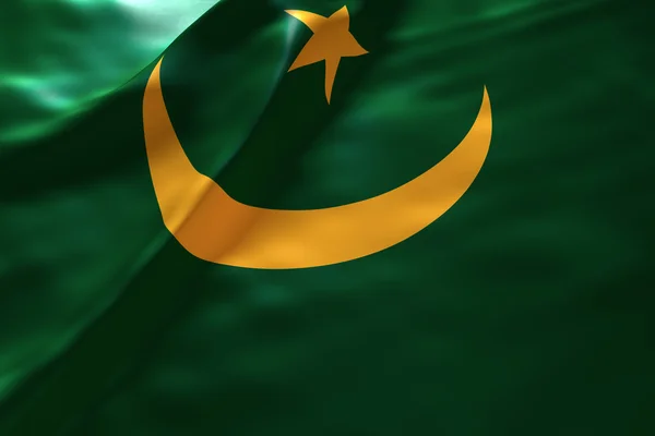 Mauritania flag background — Stock Photo, Image