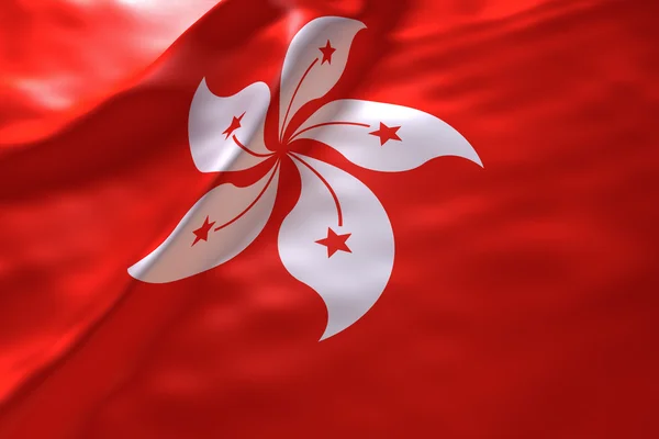 Hongkong flag baggrund - Stock-foto