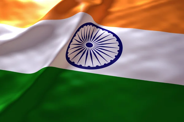 Indien flagga bakgrund — Stockfoto