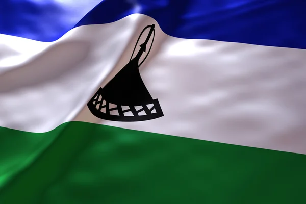 Lesotho flag baggrund - Stock-foto