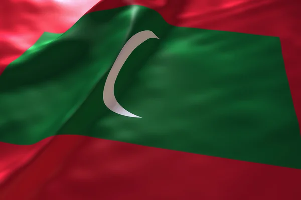 Maldives flag- baggrund - Stock-foto