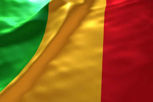 Hintergrund der mali-Flagge — Stockfoto