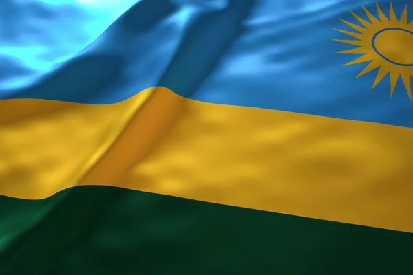 Rwanda flag baggrund - Stock-foto