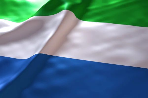 Sierra Leone flag baggrund - Stock-foto