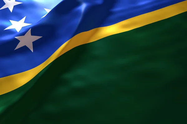 Solomon eiland vlag achtergrond — Stockfoto