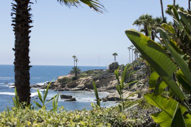 Laguna Beach California sahil sahne