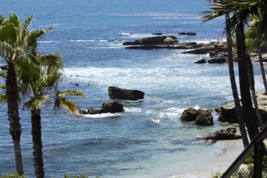 Laguna Beach California sahil sahne
