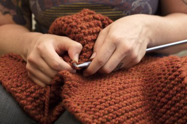 El örgü yakın çekim