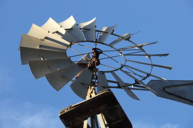 Old Windmill in Leo Carrillo Park clipart