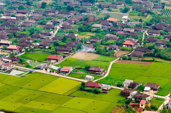 Risfälten på Bac Son berg, Lang Son, Vietnam — Stockfoto