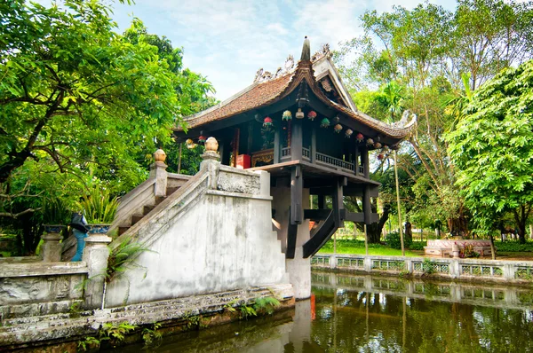 Одна Pillar pagoda в Ханой (В "єтнам) — стокове фото