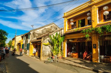 Hoi bir dünya'nın kültürel mirası, ünlü Karışık kültürler ve mimari 23 Temmuz 2013 Hoi, bir, Quang Nam, Vietnam.