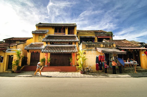 Hoi bir dünya'nın kültürel mirası, ünlü Karışık kültürler ve mimari 23 Temmuz 2013 Hoi, bir, Quang Nam, Vietnam. — Stok fotoğraf