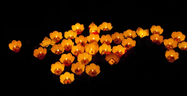 Hoi Una antigua ciudad por la noche el 23 de julio de 2013 en Hoian, Vietnam . — Foto de Stock