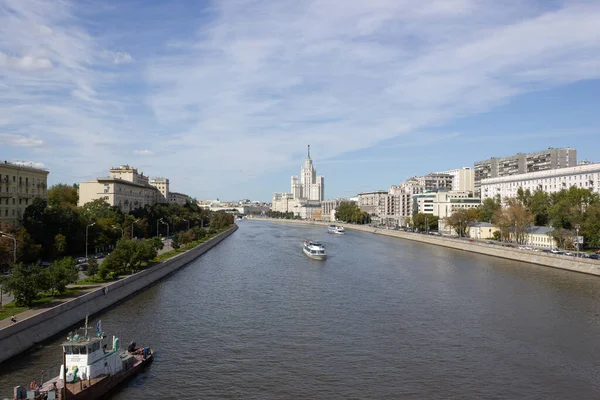 Москва Река Москва Россия Восточная Европа — стоковое фото