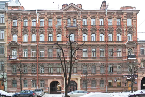 Fasada Petersburg Piter Rosja — Zdjęcie stockowe