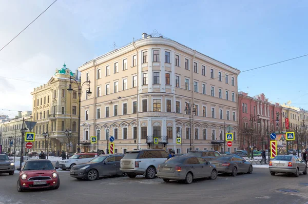 Fasad Sankt Petersburg Piter Ryssland — Stockfoto