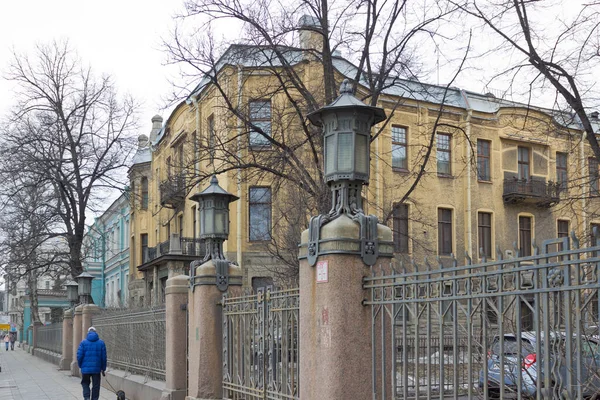 Dekor Einer Fassade Sankt Petersburg Russland — Stockfoto