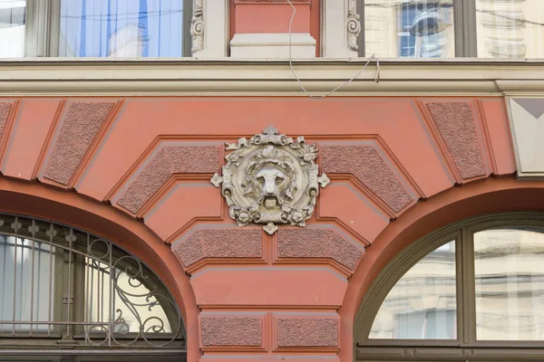 Wand Ornament Fassade Sankt Petersburg Russland — Stockfoto