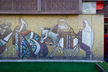 Duvarda dekor, İstanbul, Türkiye