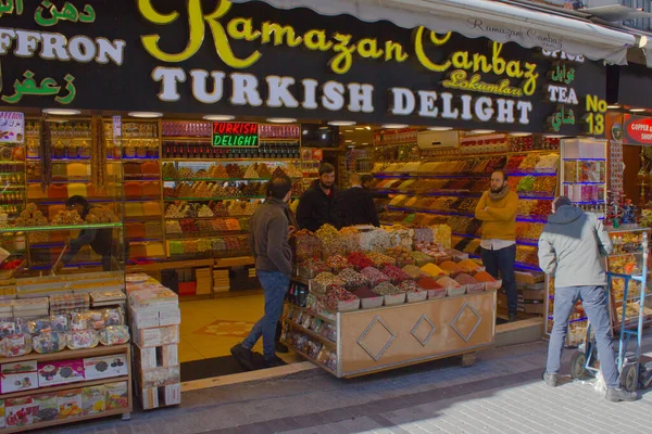 Comercio Callejero Estambul Turquía — Foto de Stock