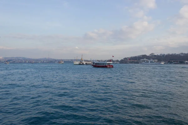 Traço Bósforo Istambul Turquia — Fotografia de Stock