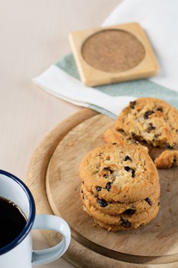 tanımlama bilgisi ve siyah kahve