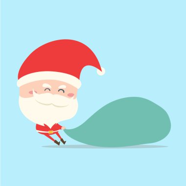 Noel Baba çekme çanta hediye, mevcut