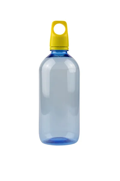 Garrafa de água de plástico estilo esporte — Fotografia de Stock