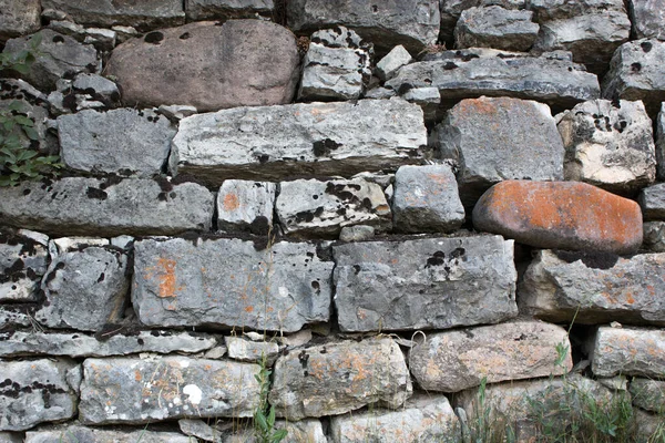 Old Stone Wall Stone Blocks — Stock Photo, Image