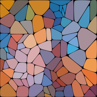 Renkli çakıl taşları. vektör arkaplanı 10