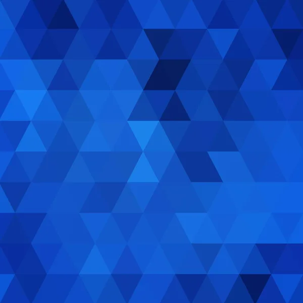 Blauer Dreieckiger Hintergrund Abstrakter Vektorhintergrund — Stockvektor