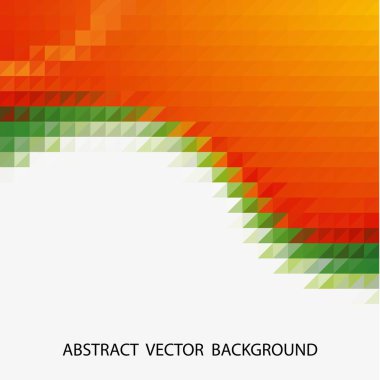 Soyut geometrik arkaplan. renkli üçgenler
