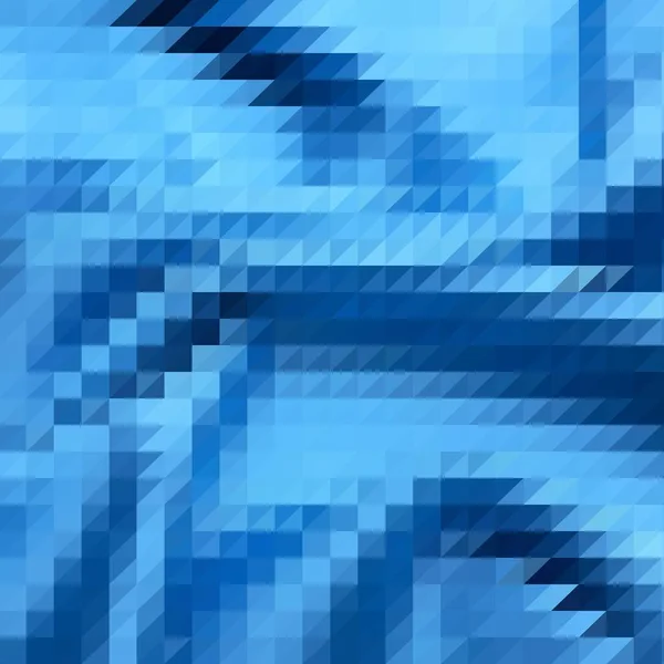 青い抽象ベクトル三角形の背景 多角形のスタイル — ストックベクタ