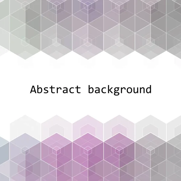 Abstracte Vector Zeshoek Achtergrond Polygonale Stijl — Stockvector