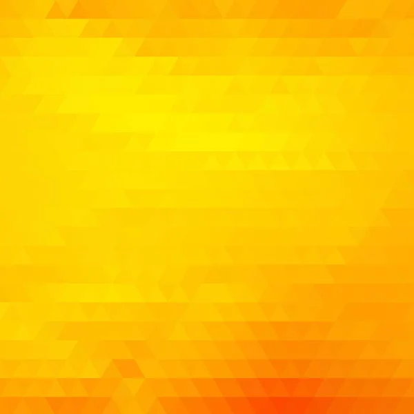 Fondo Abstracto Cuadrado Triangular Naranja — Vector de stock