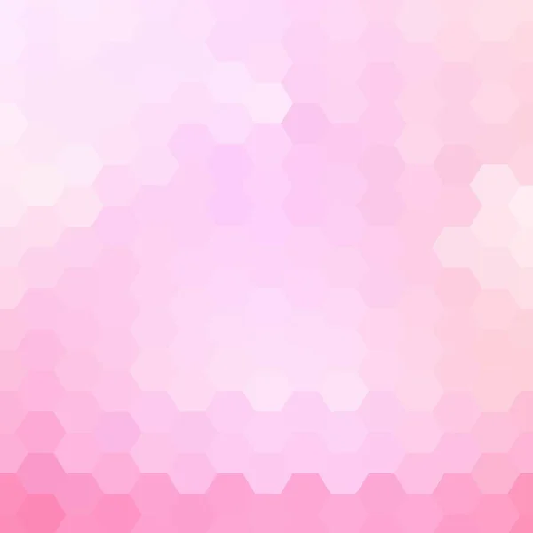 Hexagon Rosa Vektor Bakgrund Abstrakt Illustration — Stock vektor