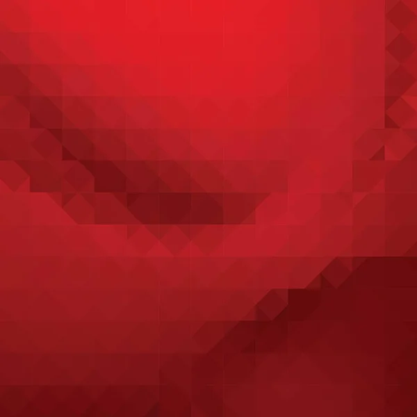 Sfondo Geometrico Rosso Scuro Stile Mosaico Origami — Vettoriale Stock