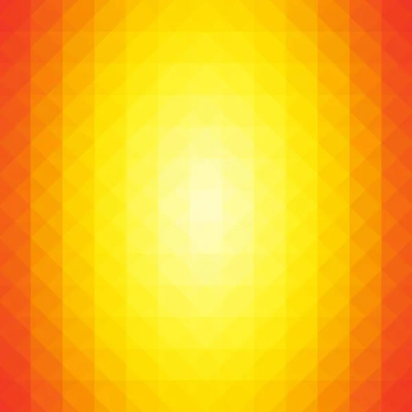 Оранжевый Желтый Геометрический Фон Мозаичный Стиль — стоковый вектор