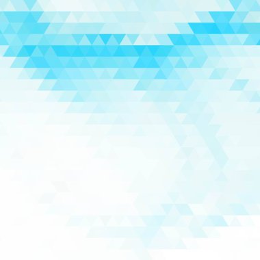 Açık mavi vektör arkaplanı. üçgen çizimi