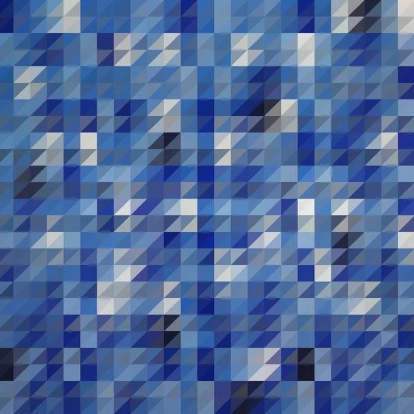 Mörkblå Och Grå Trianglar Abstrakt Bakgrund Vektor Geometrisk Illustration Polygonal — Stock vektor