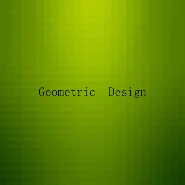 Design Geométrico Abstrato Verde Eps — Vetor de Stock