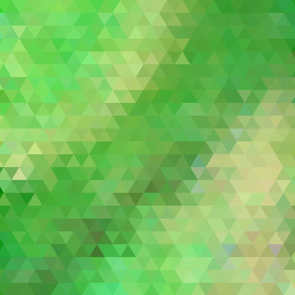 Ilustração Triangular Abstrata Verde Modelo Apresentação — Vetor de Stock