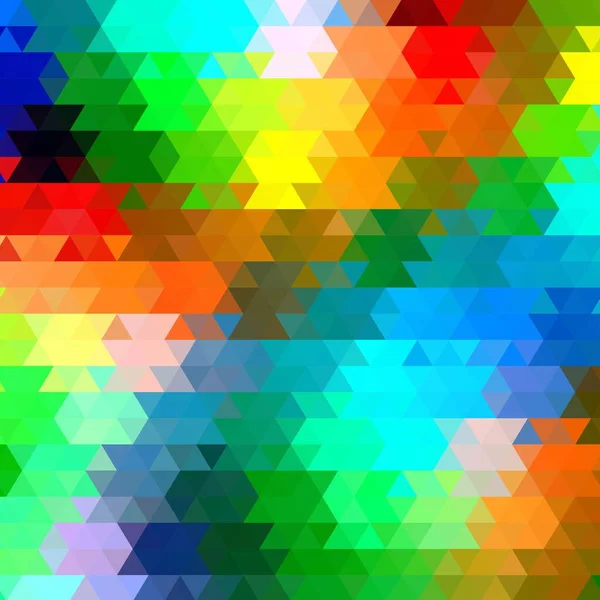 Farbdreiecke Geometrischer Hintergrund Folge — Stockvektor