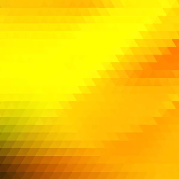 Vektorhintergrund Gelbe Und Orangefarbene Welle Geometrisches Design — Stockvektor
